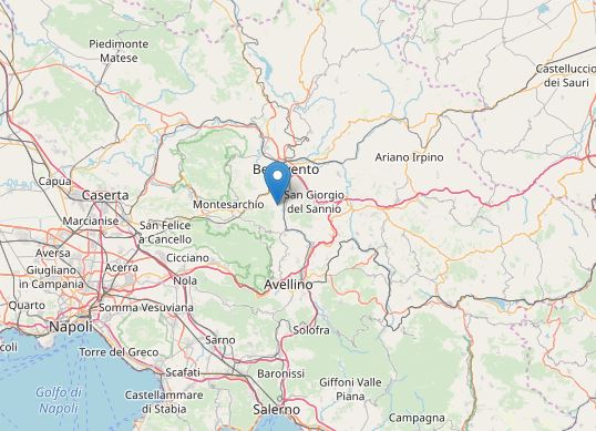 Terremoto a Benevento San Leucio del Sannio