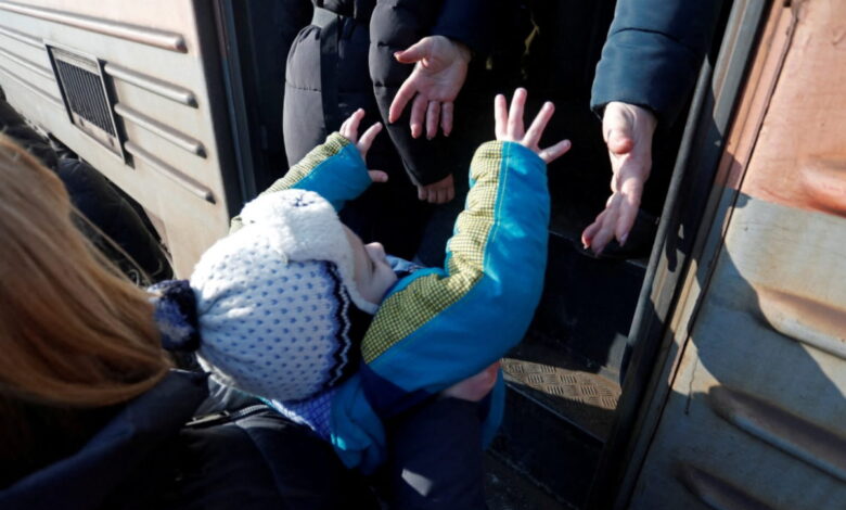 Profughi Ucraina Benevento bimbi orfani 5 marzo