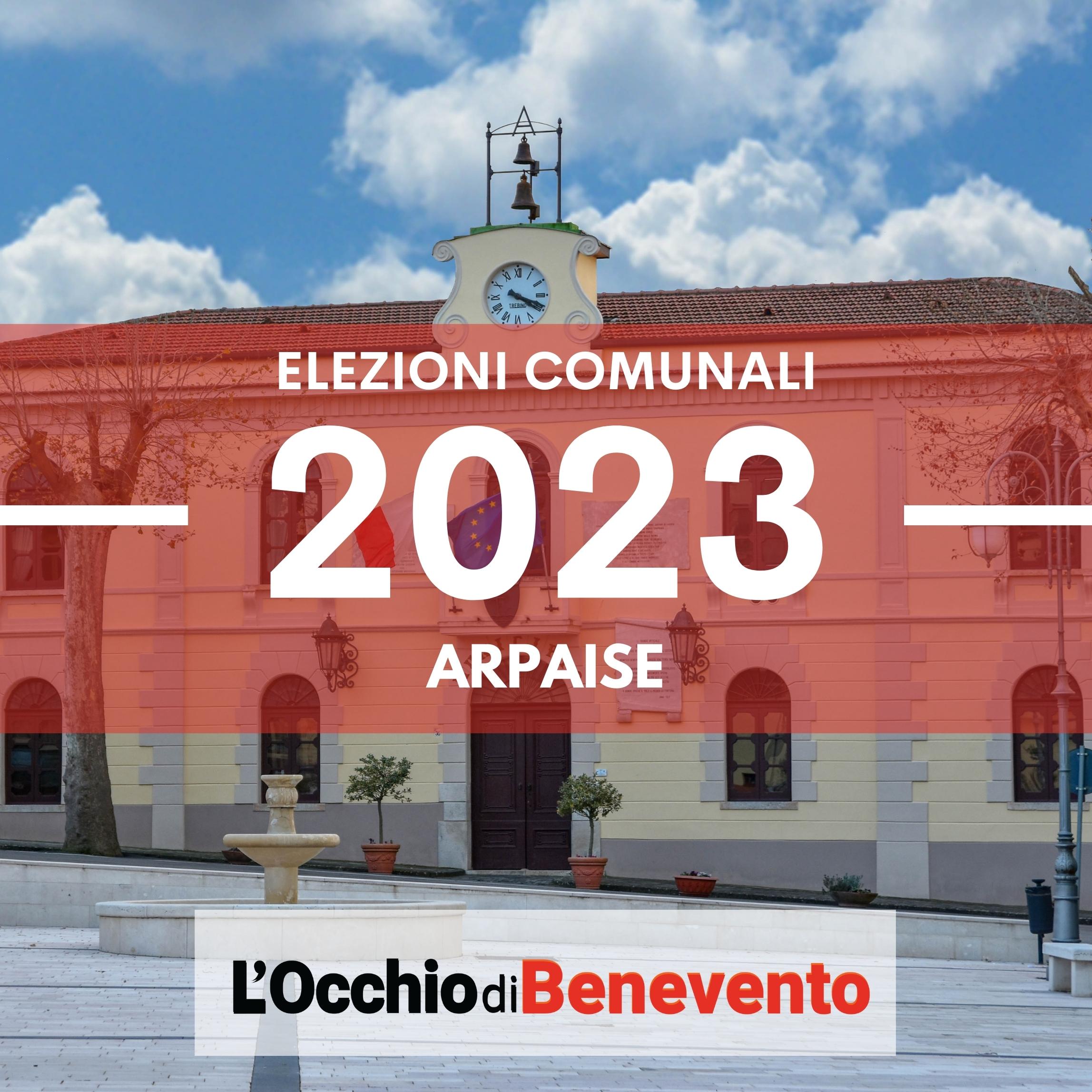 Elezioni comunali 2023 Arpaise liste candidati