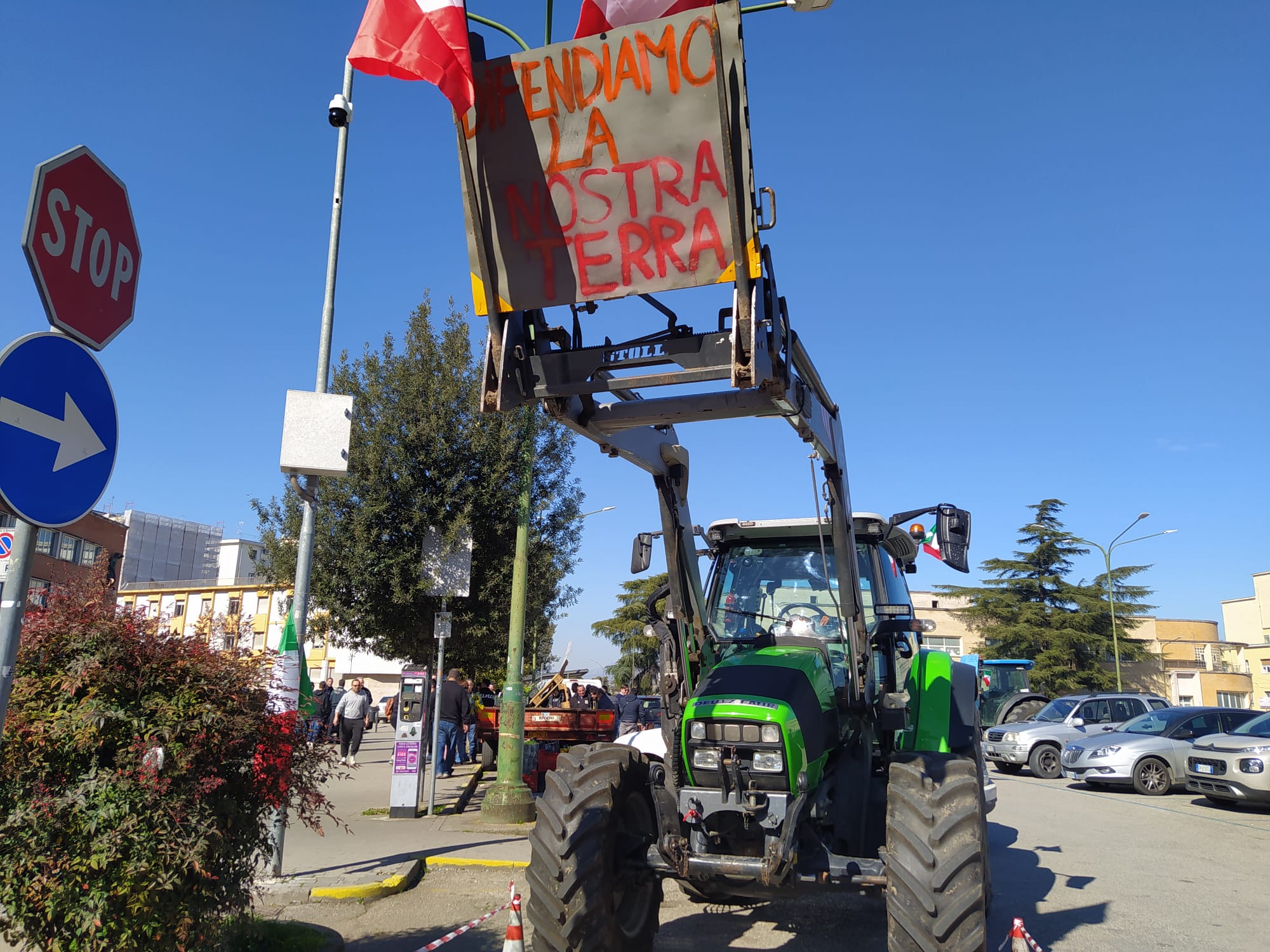 protesta agricoltori benevento